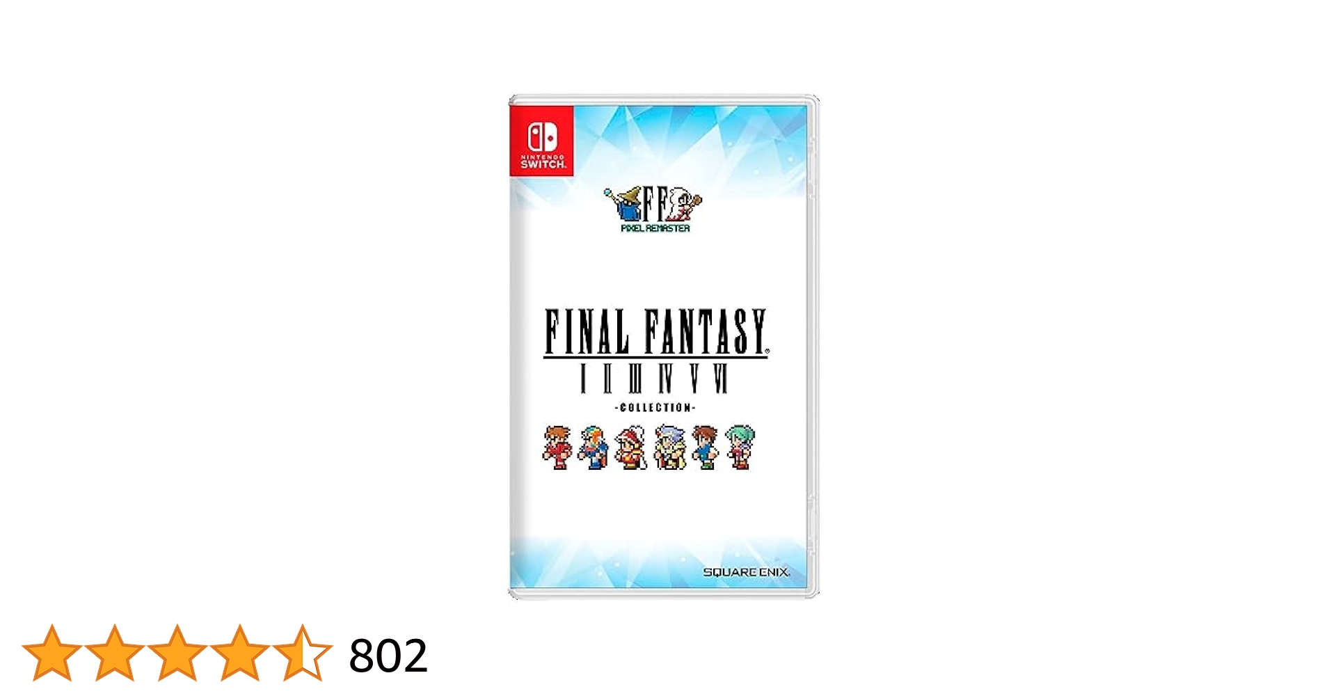 新品　ファイナルファンタジー Ⅰ-Ⅵ ピクセルリマスター 海外版 Switch ファイナルファンタジー ピクセルリマスター」のPS4 & Nintendo